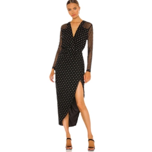 Amanda Uprichard Dresses & Skirts - Amanda Uprichard Revolve Yesinia Dress Diamond Mesh